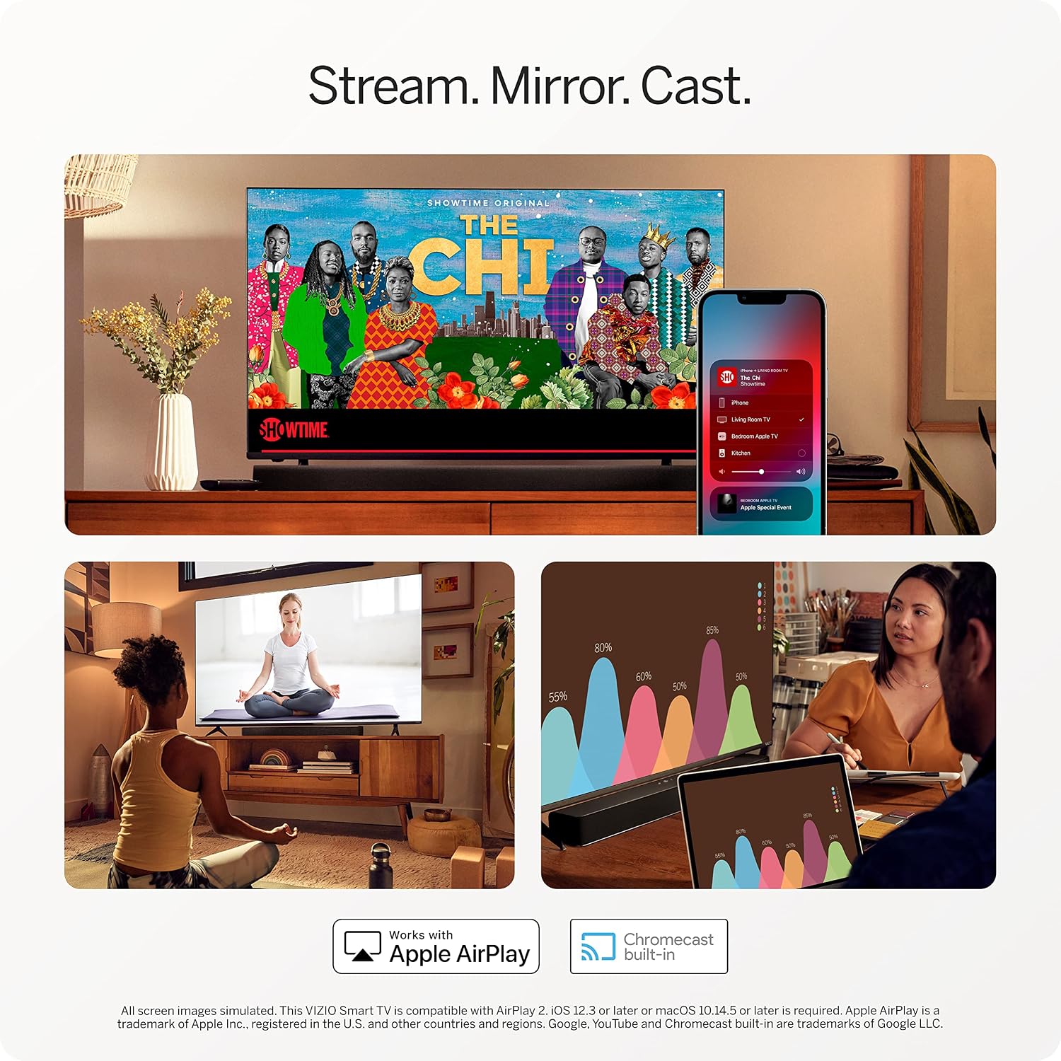 VIZIO 40-in D-Series Full HD 1080p Smart TV with Apple AirPlay and Chromecast Built-in, Alexa Compatibility, D40fM-K09, 2023 Model