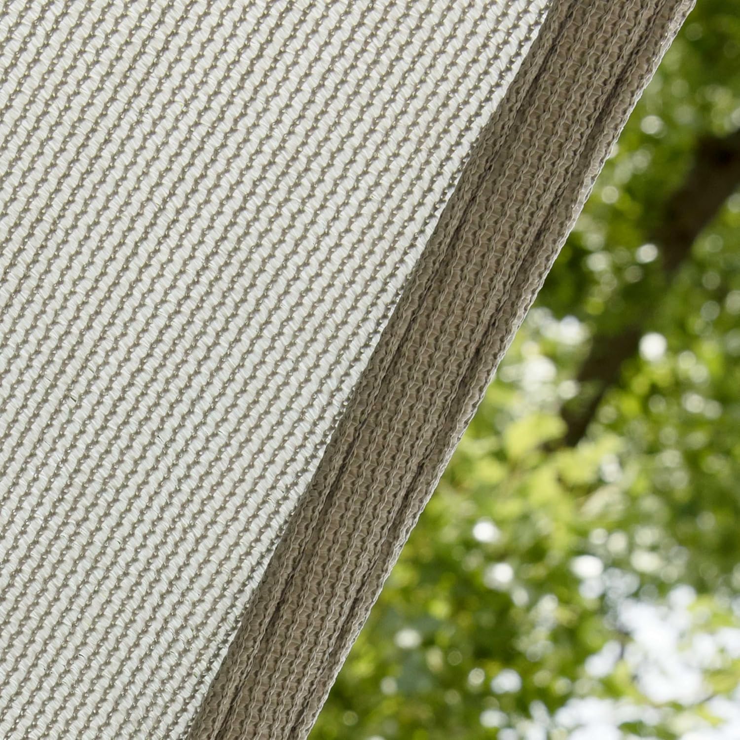 Amgo Custom Size 12' x 16' Grey Rectangle Square Sun Shade Sail UPF50+ AGTAPS16, Order to Make Canopy Awning, 95% UV Blockage, Water & Air Permeable, Commercial and Residential (We Customize)