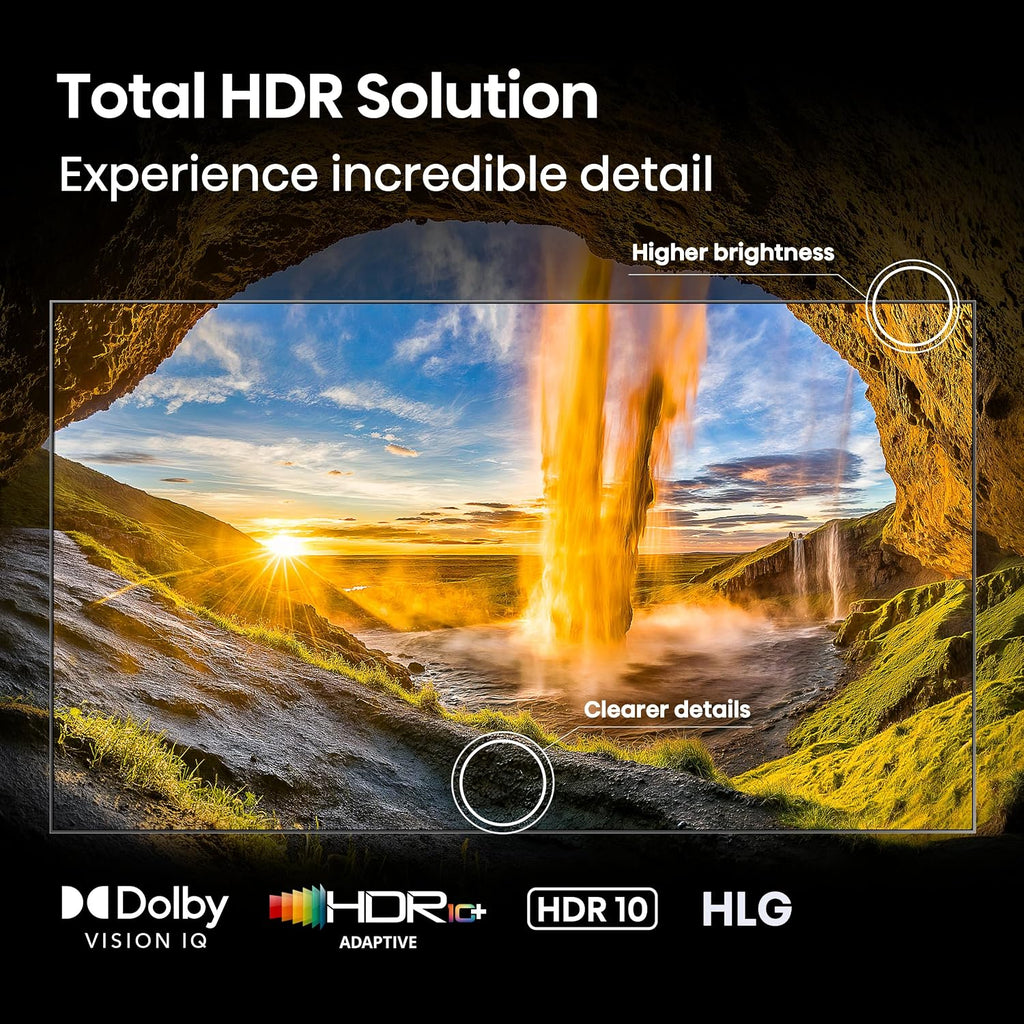 Hisense 65' U7 Mini-LED ULED 4K UHD Best Premium Gaming Google Smart TV (65U75QG, 2025 Model) - QLED, Native 165Hz, VRR 288, Up to 3000 Nits, HDR10+, Dolby Vision IQ · Atmos, IMAX Enhanced, 2.1.2 Ch