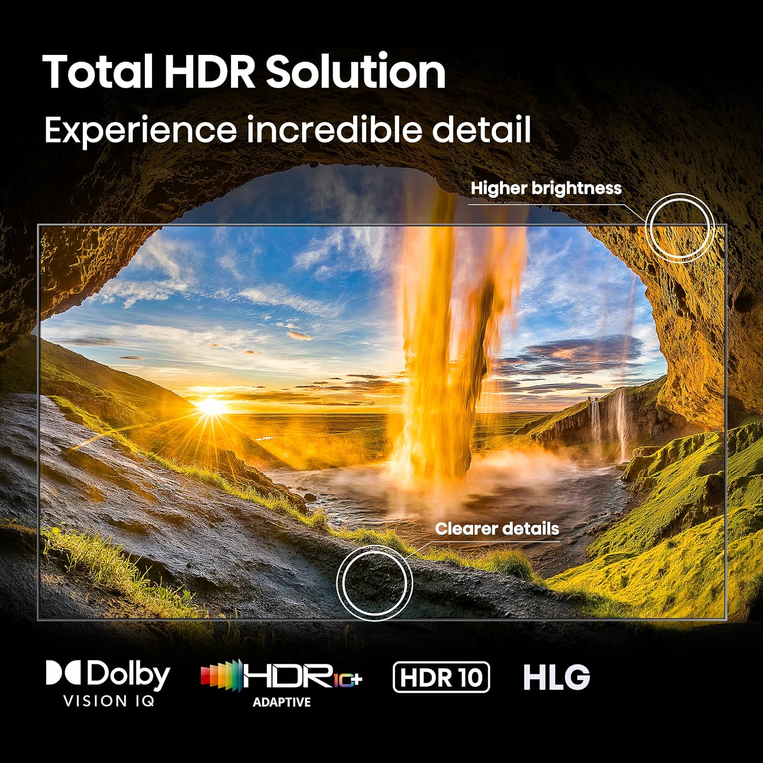 Hisense 100' U7 Mini-LED ULED 4K UHD Best Premium Gaming Google Smart TV (100U75QG) - QLED, Native 165Hz, VRR 288, Up to 3000 Nits, HDR10+, Dolby Vision IQ · Atmos, IMAX Enhanced, 2.1.2 Ch